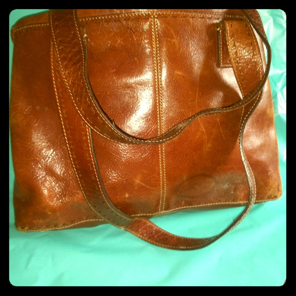 FOSSIL Vintage Leather Shoulder Bag